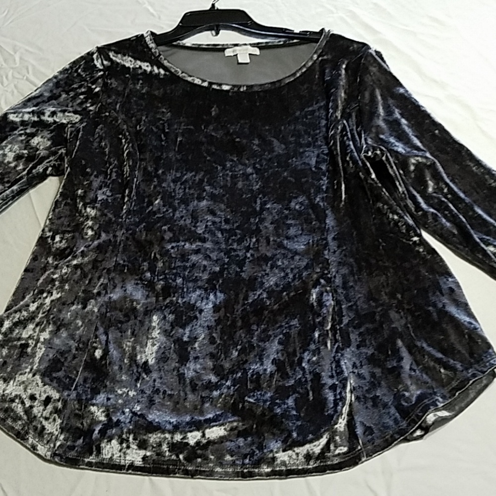 3/4 sleeve  velour